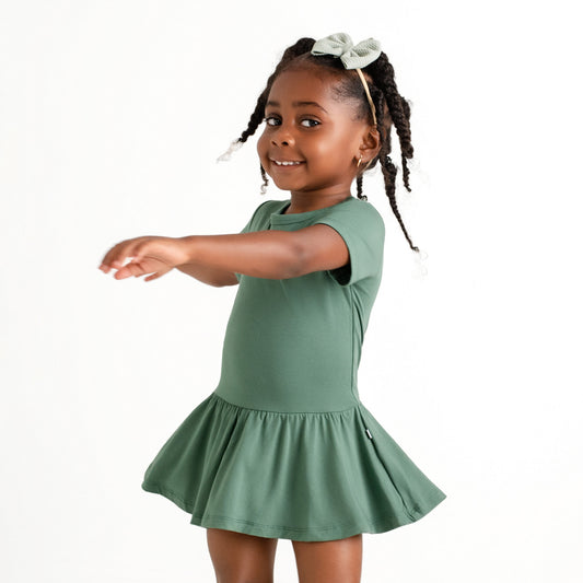 Forest Bodysuit Twirl Dress