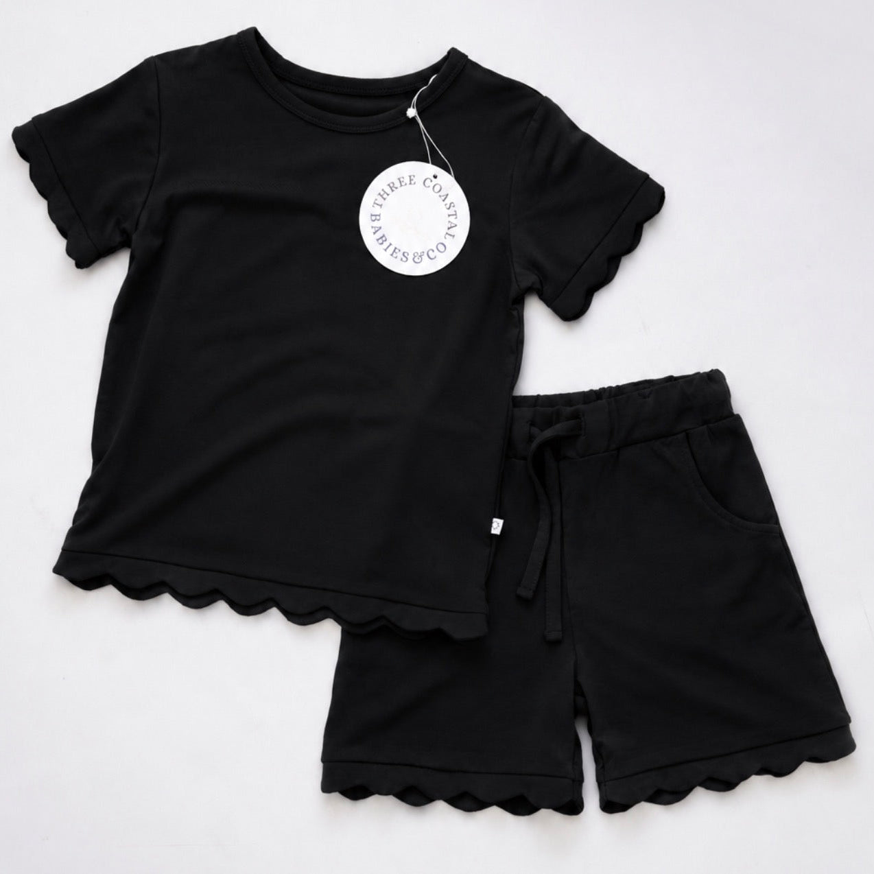 Midnights Scallop Shorts Sets