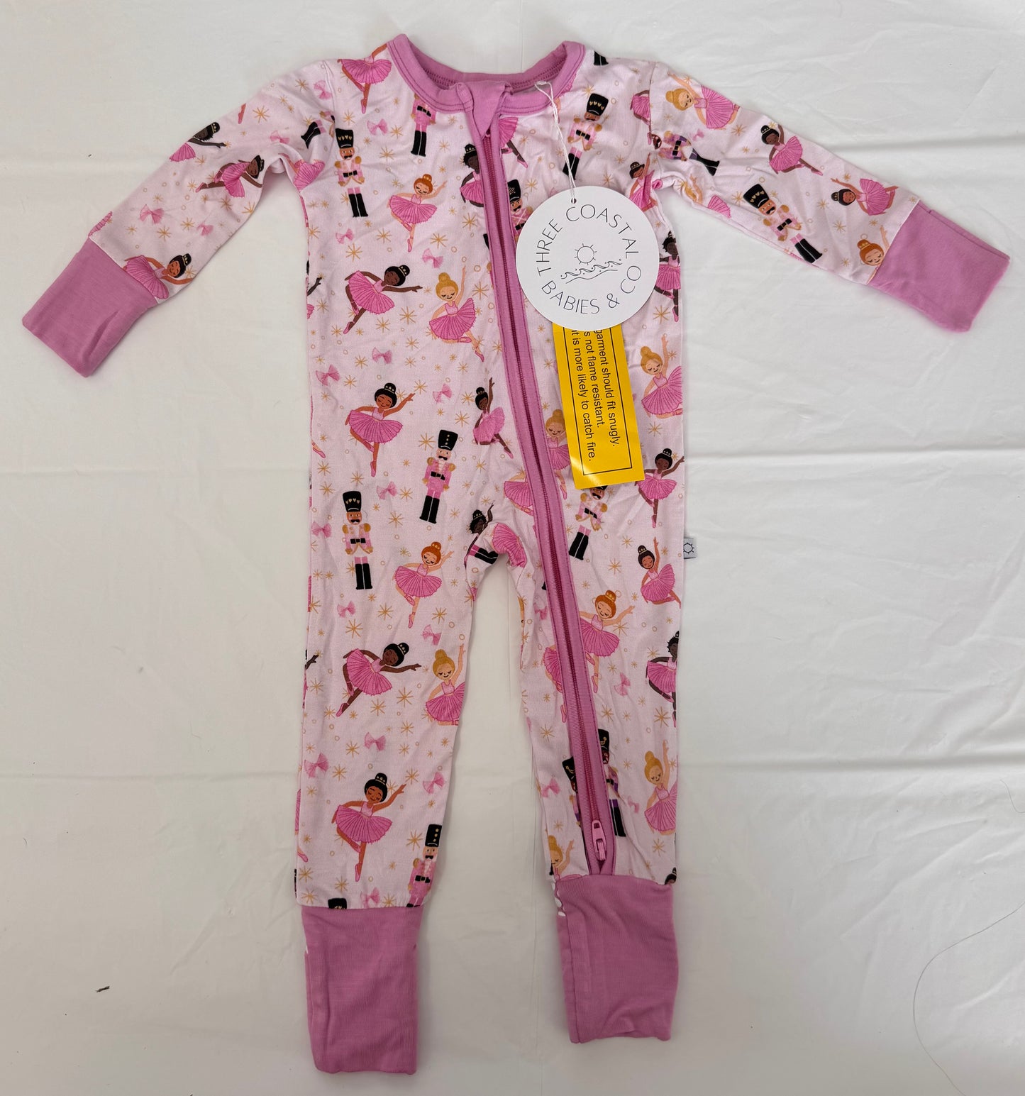 Three Coastal Babies Convertible Romper (0-3M)