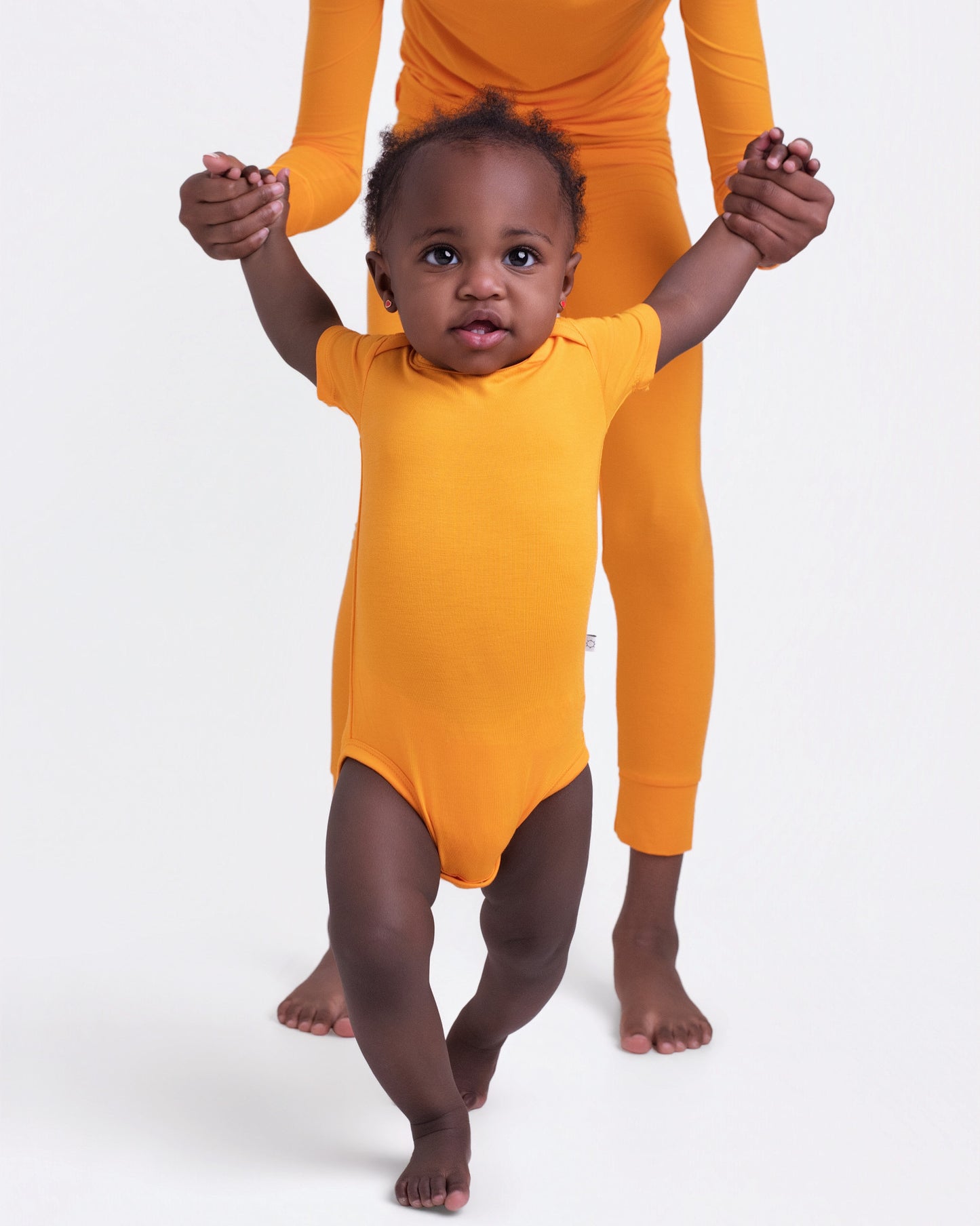 Tangerine Short Sleeve Bodysuit