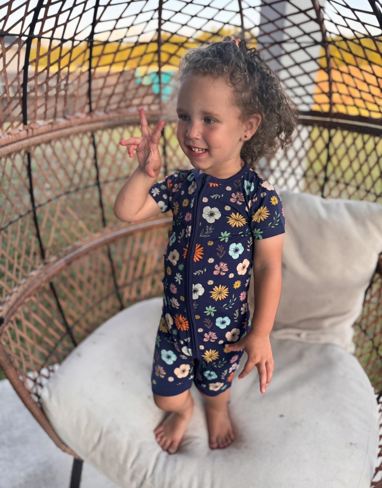 Sandy Shorty Romper