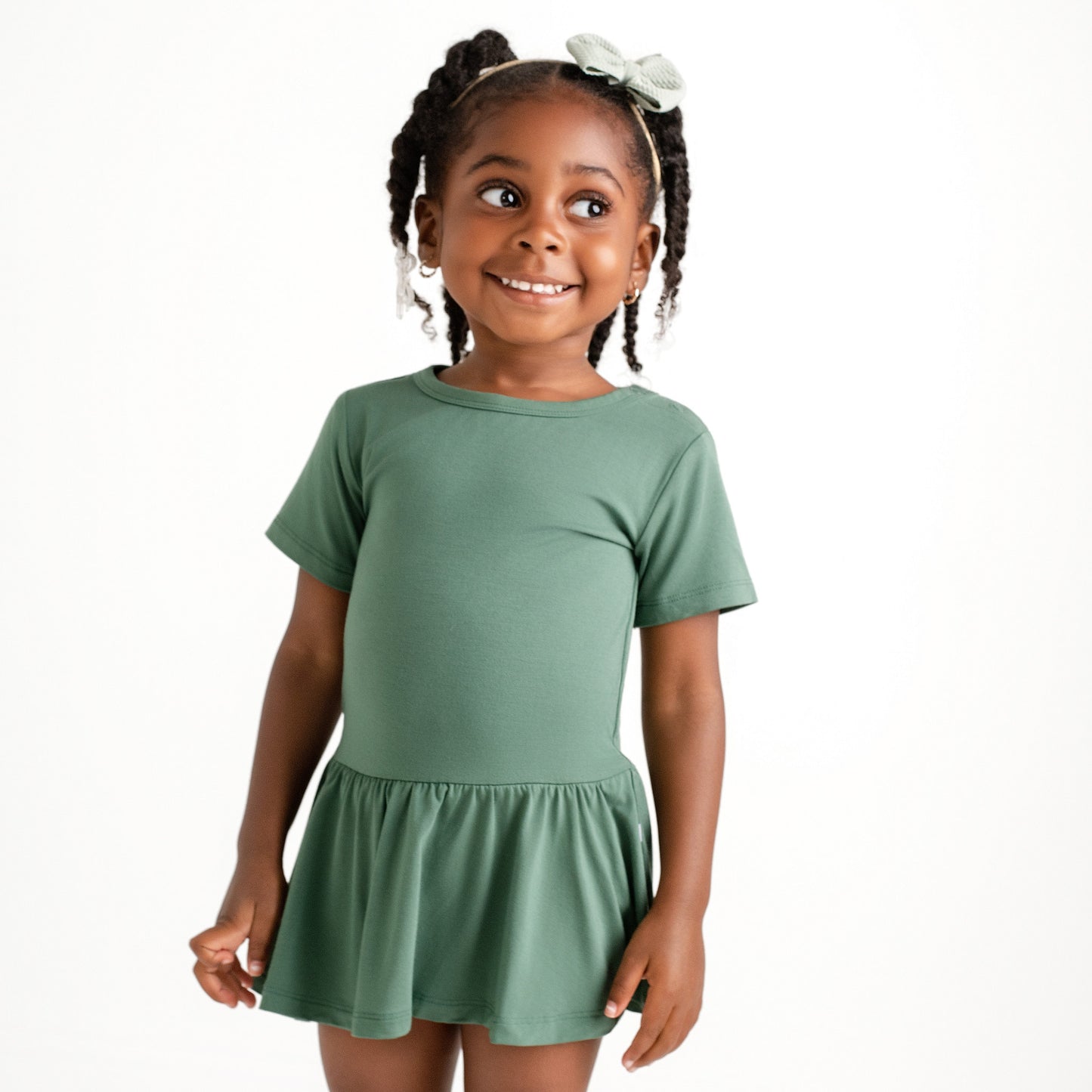 Forest Bodysuit Twirl Dress