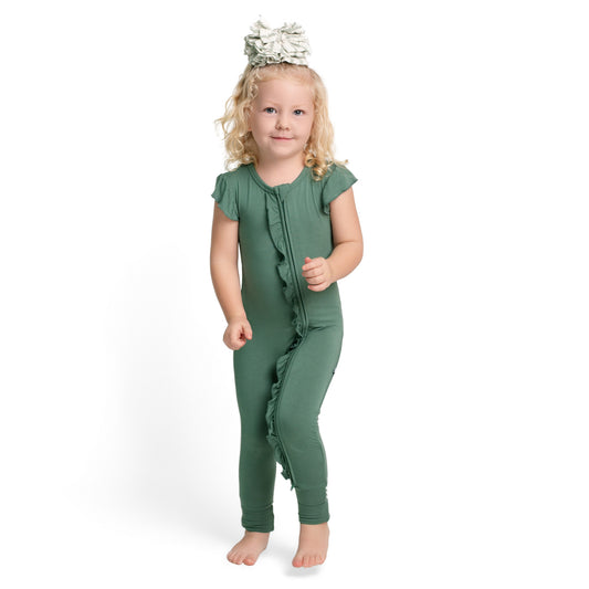 Forest Ruffle Romper