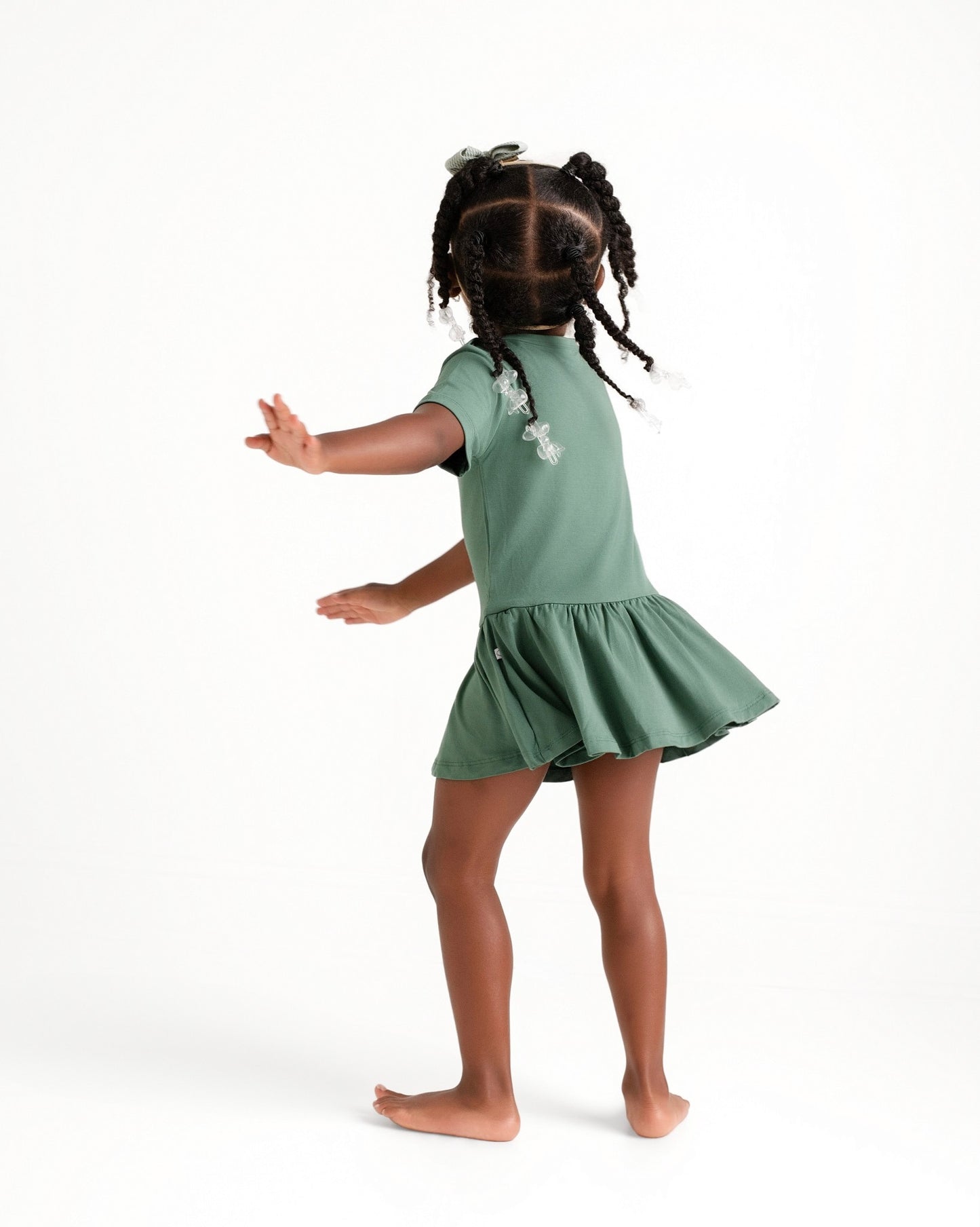 Forest Bodysuit Twirl Dress