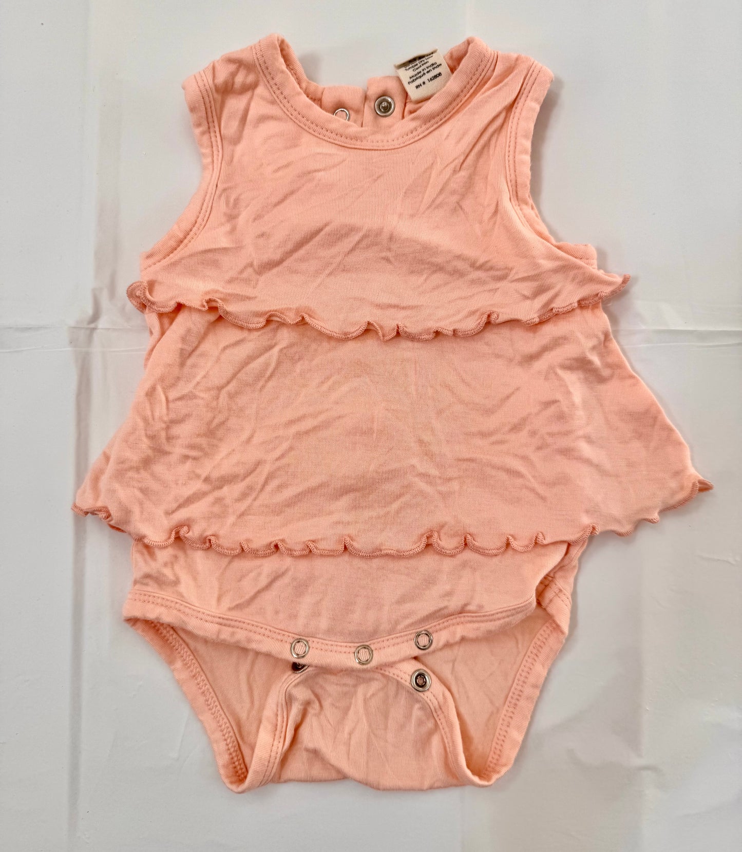 Larkspur Ruffle Bodysuit (0-3M)