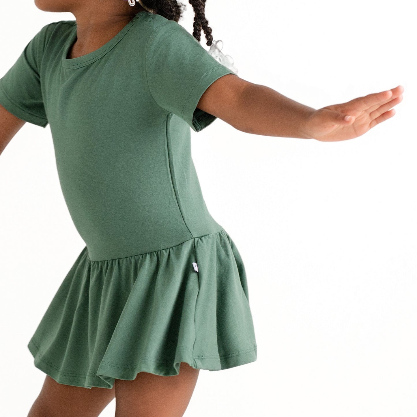Forest Bodysuit Twirl Dress