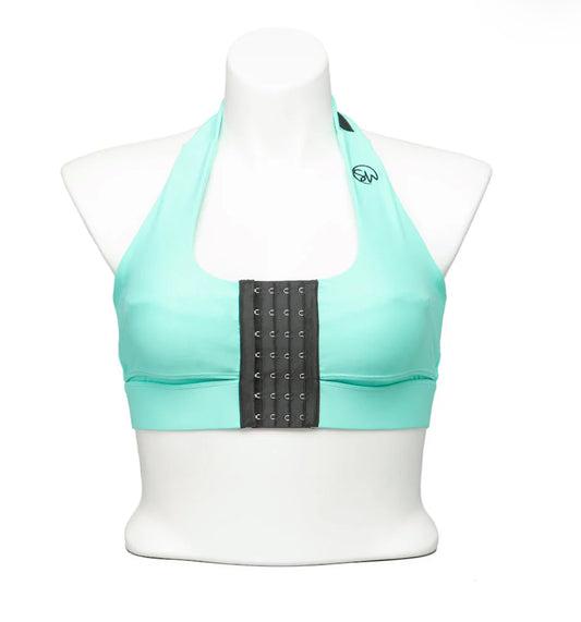 Sarah Wells Goals Hands Free Pumping Bra (Mint) S/M