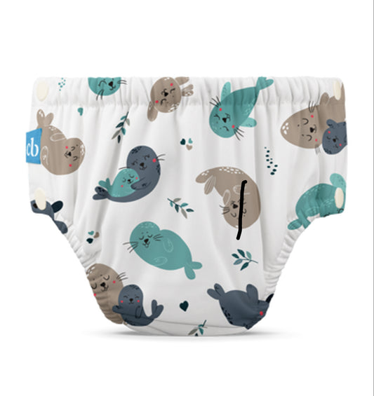 Charlie Banana 1 Reusable Swim Diaper With SNAPS (OTTERS) - L