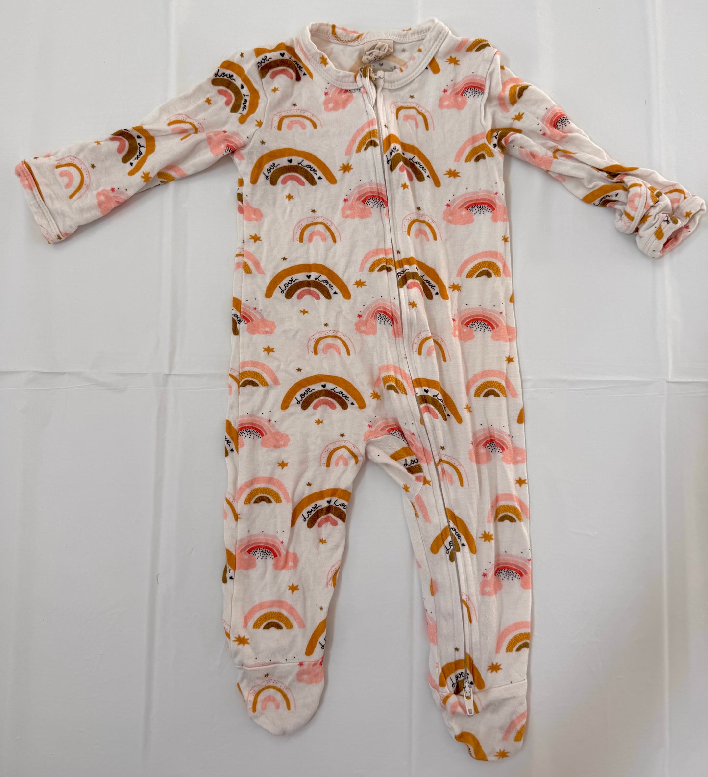 Larkspur Footed Romper (0-3M)