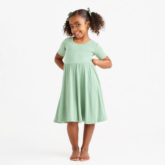 Jade Twirl Dress