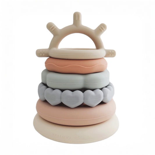 Classic Stacking Teething Ring Toy