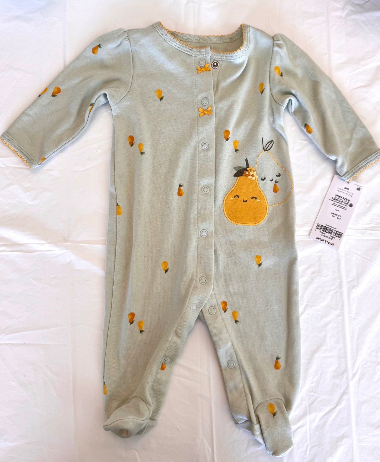 Carters Footed Romper (3M)