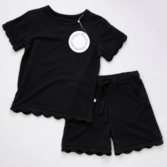 Midnights Scallop Shorts Sets