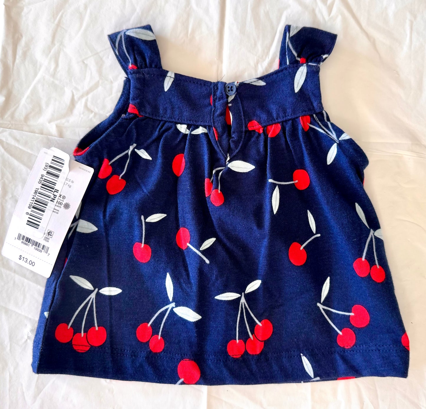 Carters Sleeveless Cherry Top (3M)