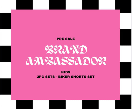 BA PRE SALE (KIDS 2PC BIKER SHORTS SET)
