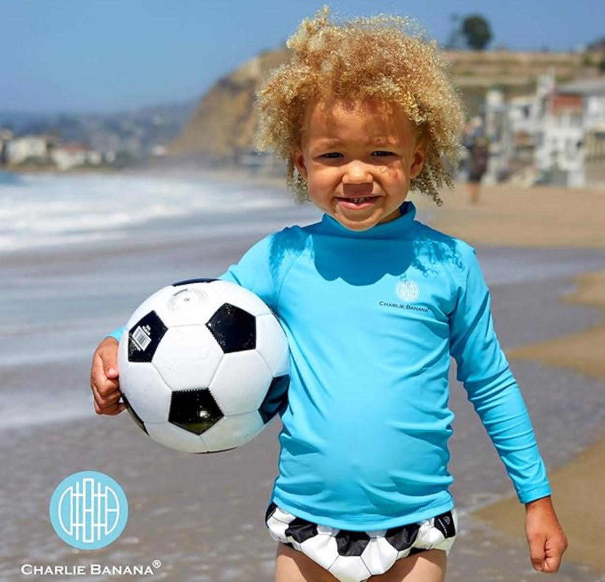 Charlie Banana Rash Guard 50+ (12-18M) - BLUE