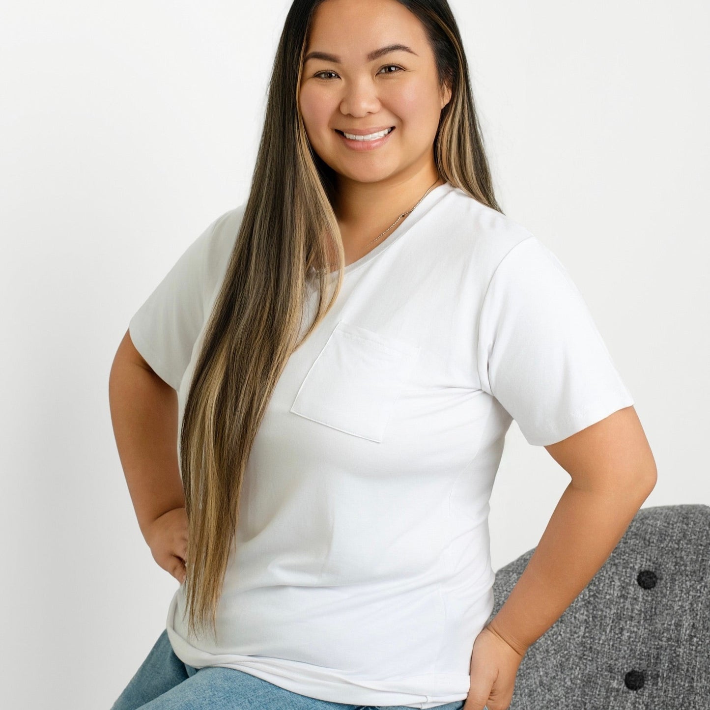 Cloud Short Sleeve V-Neck