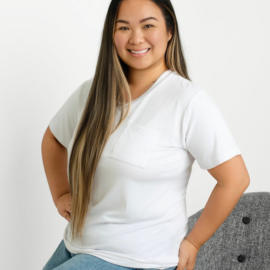 Cloud Short Sleeve V-Neck