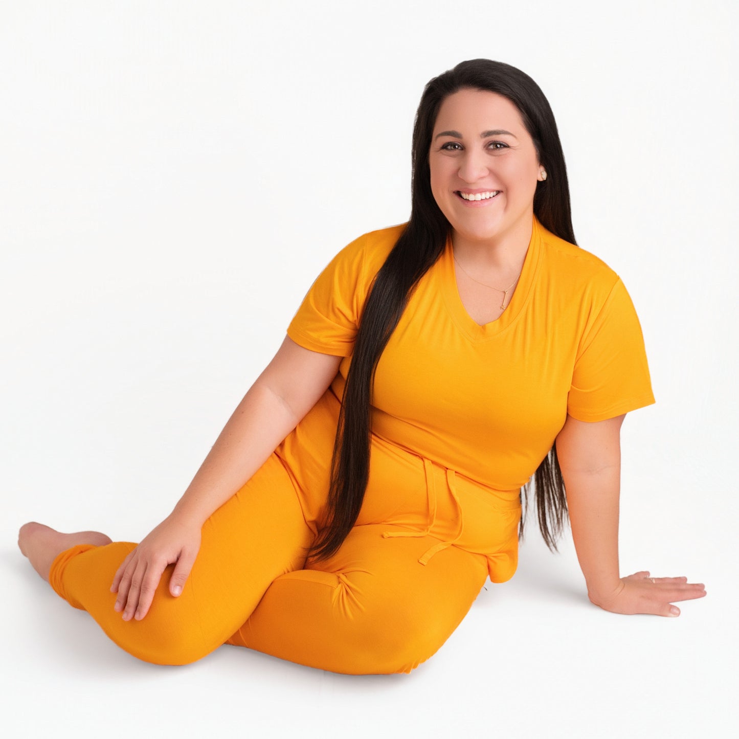 Tangerine Cuffed Joggers