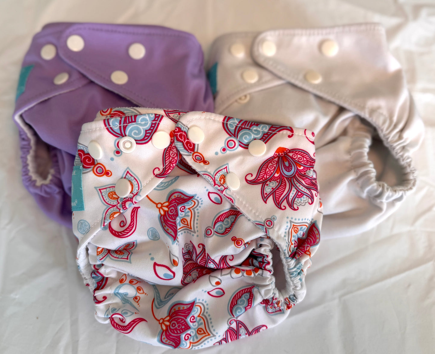 3-pk Charlie Banana One Size Cloth Diapers