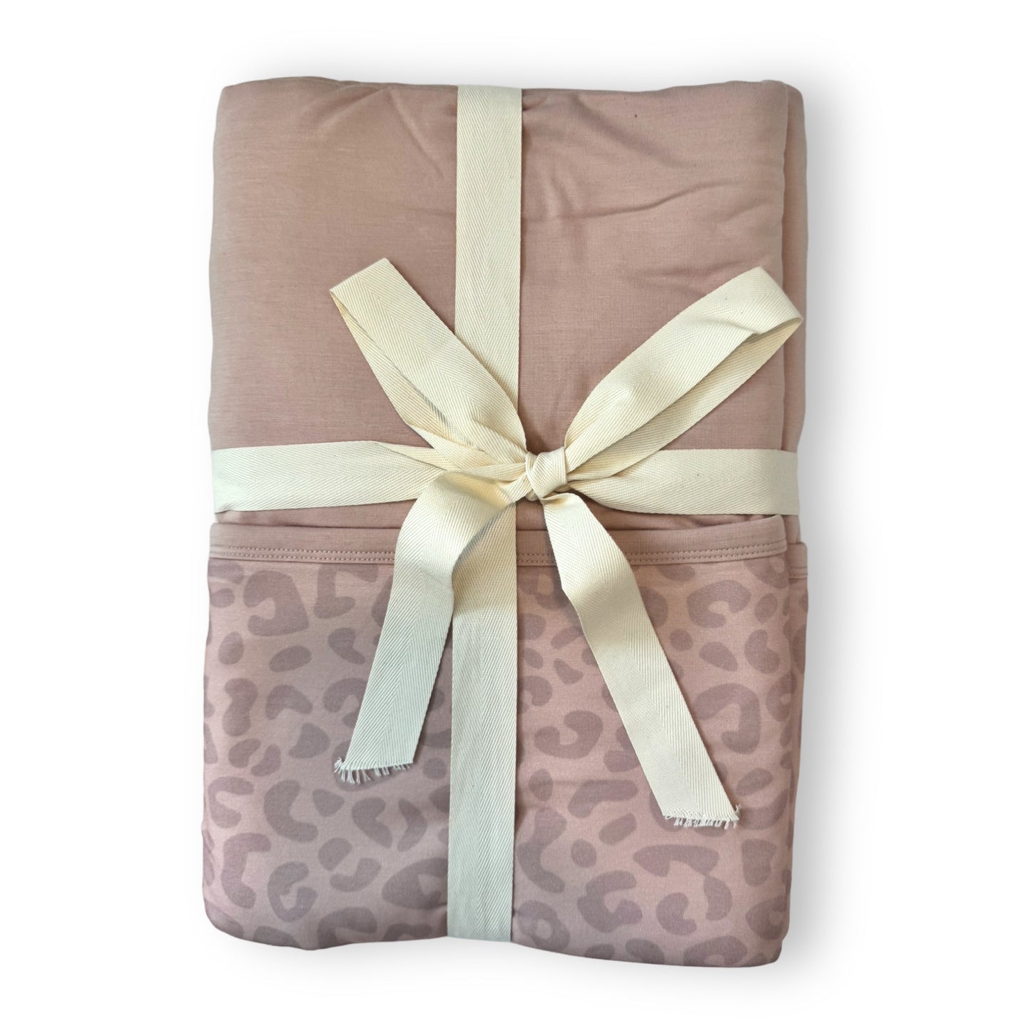 Laura Leopard Jumbo Triple Layer Bamboo Blanket