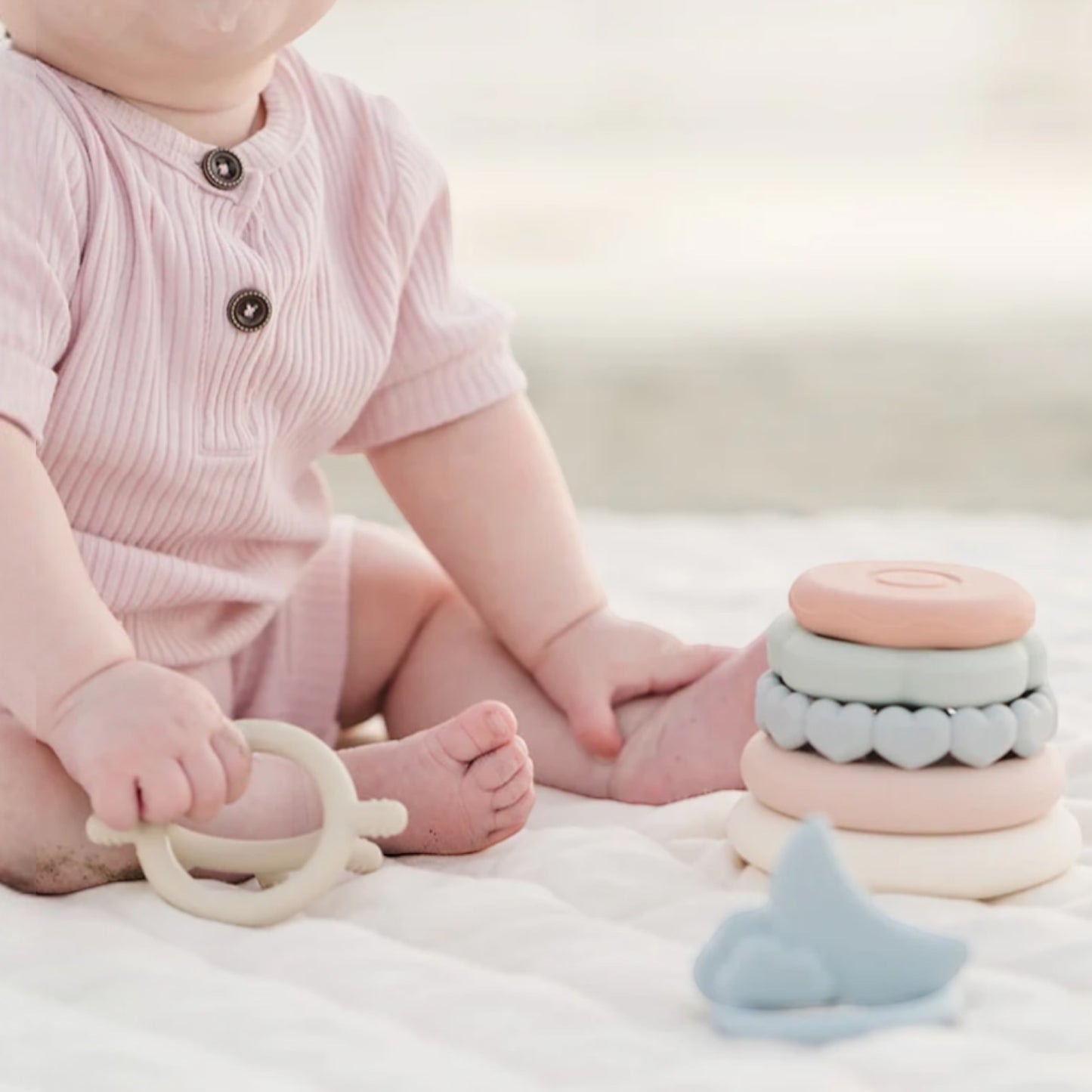 Classic Stacking Teething Ring Toy