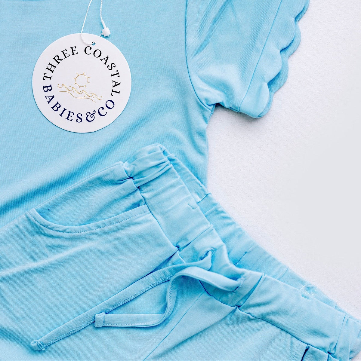 Seabreeze Scallop Shorts Sets