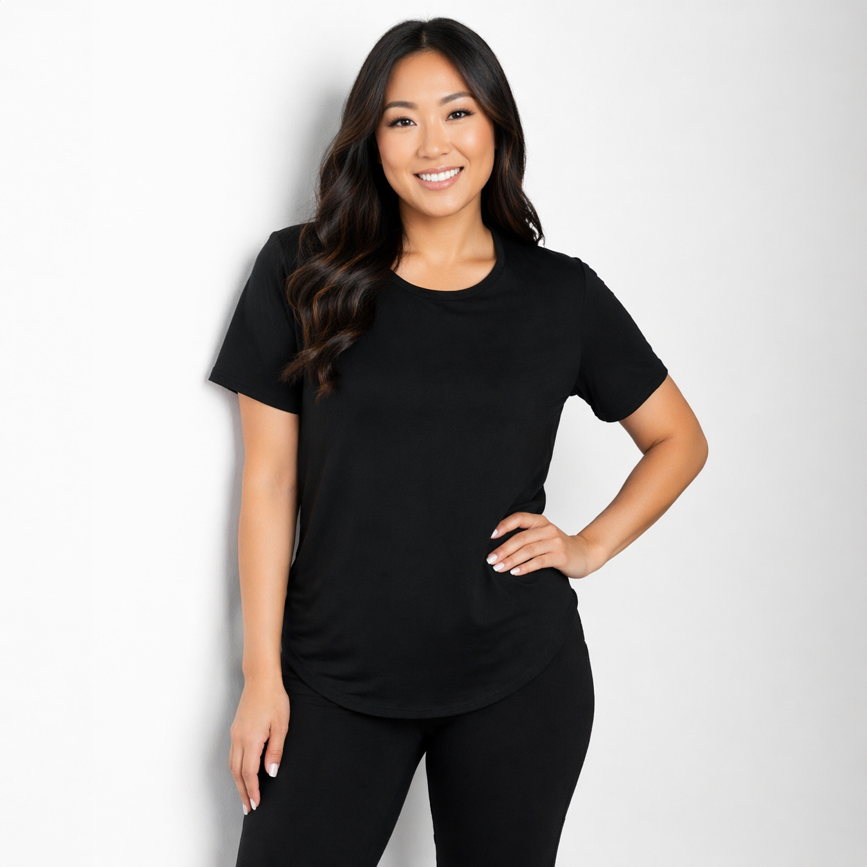 Midnights Short Sleeve Scoop Top