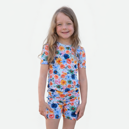 Emilia Floral 2pc Shorts Set