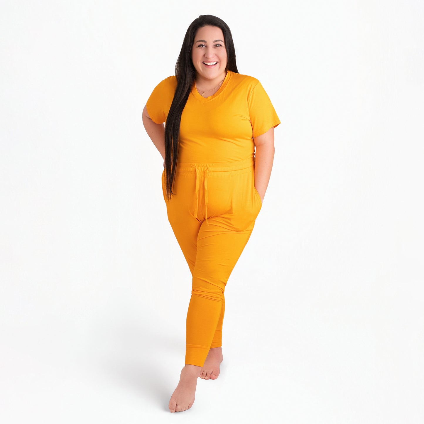 Tangerine Cuffed Joggers