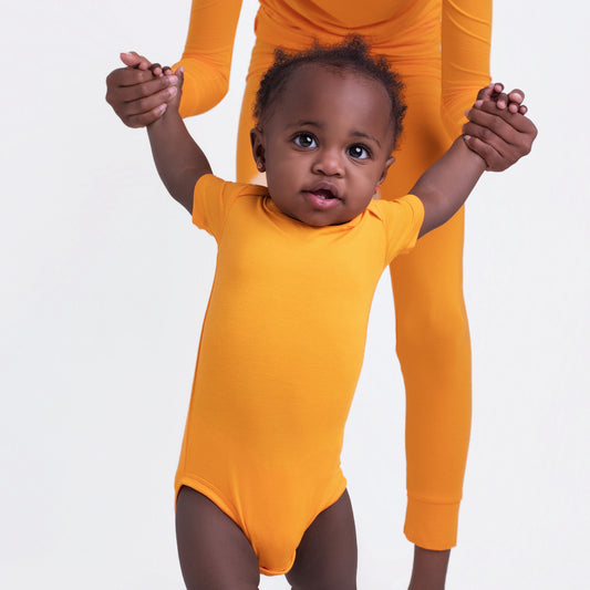 Tangerine Short Sleeve Bodysuit