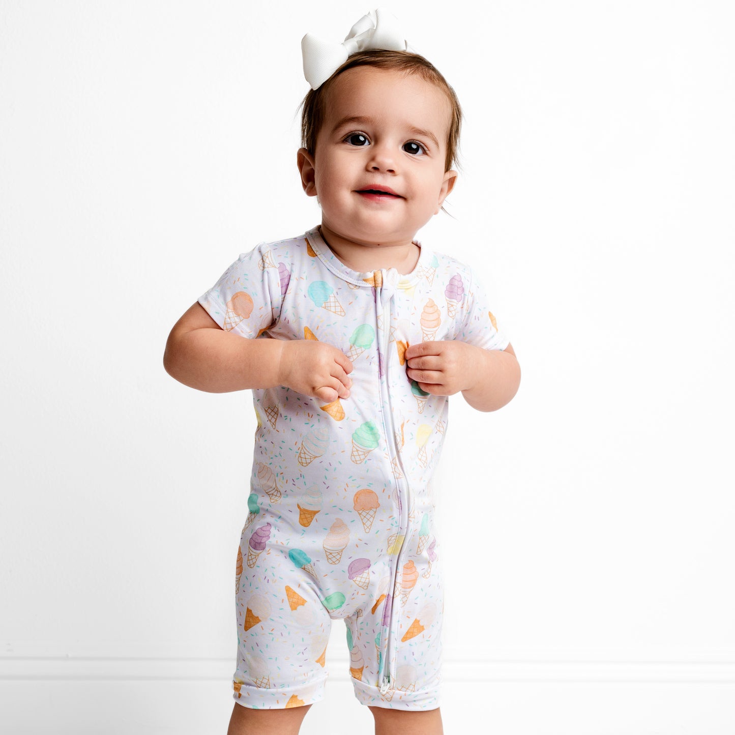 Swirls Shorty Romper