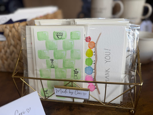 Made By Cori Hand Painted Cards