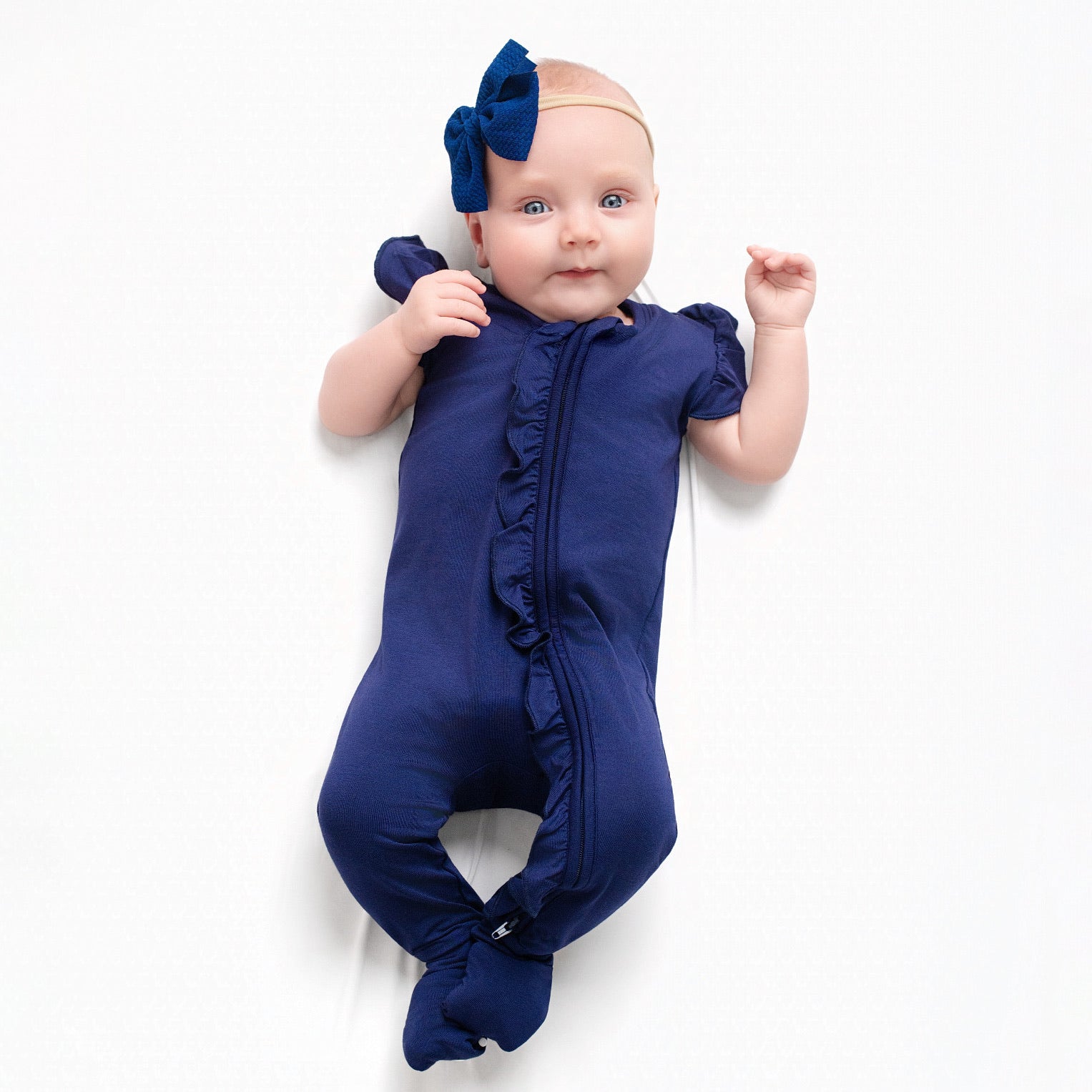 Ruffle Zippy Rompers – Three Coastal Babies & Co