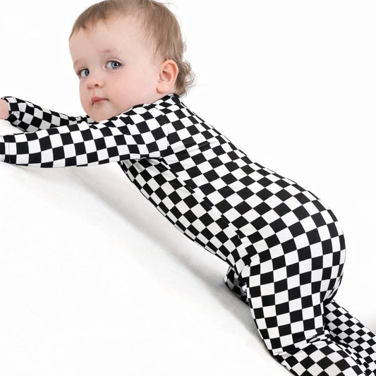 Midnights Checks Zippy Romper