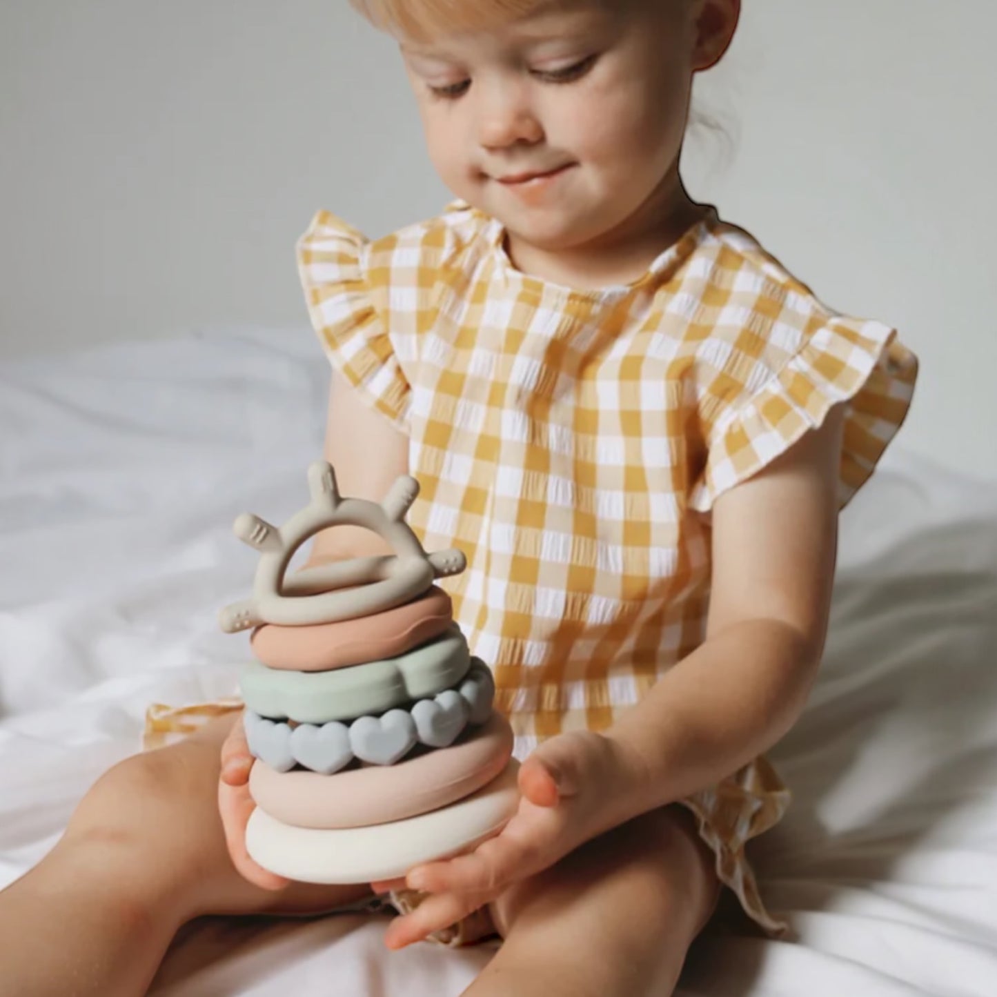 Classic Stacking Teething Ring Toy