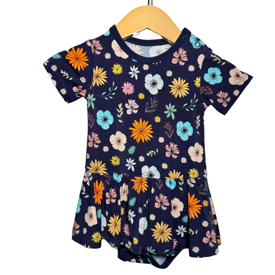 Three Coastal Babies Sandy Bodysuit Twirl (12-18M)