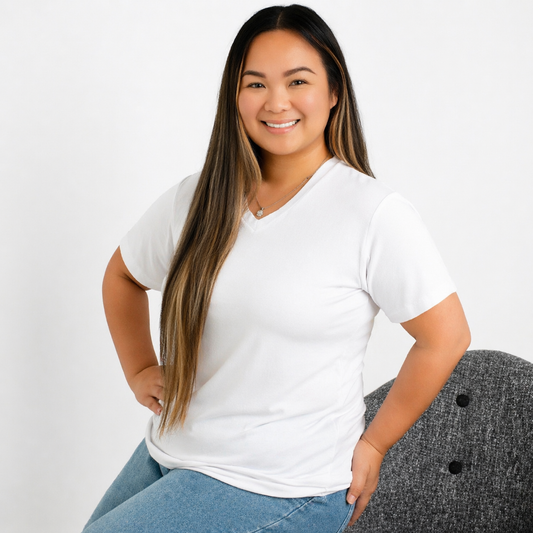 Cloud Short Sleeve V-Neck