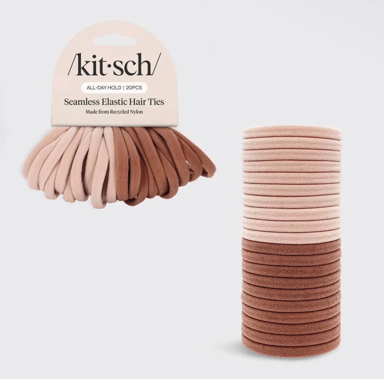 KIT.SCH Nylon Elastics 20pc Blush