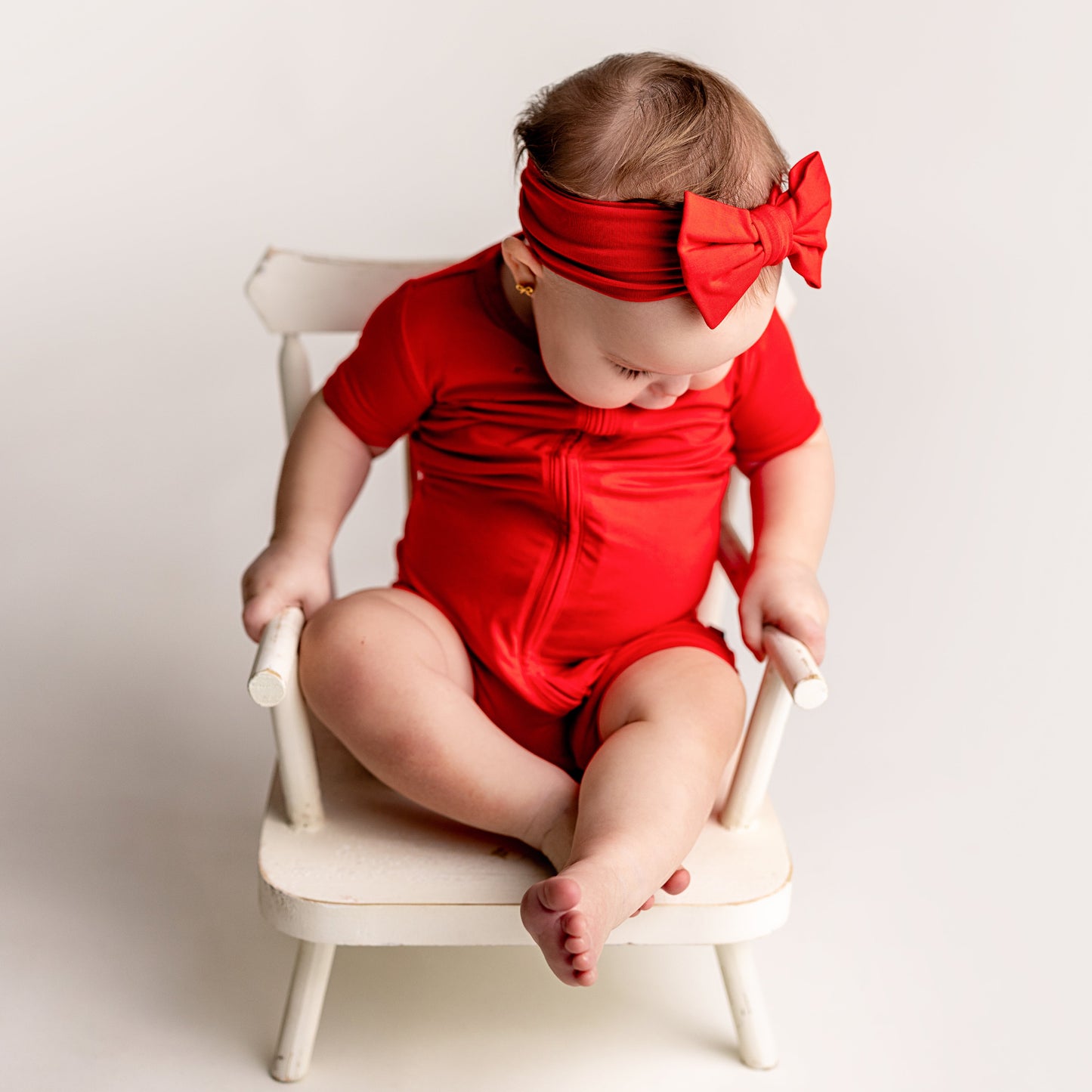 Cardinal Shorty Romper