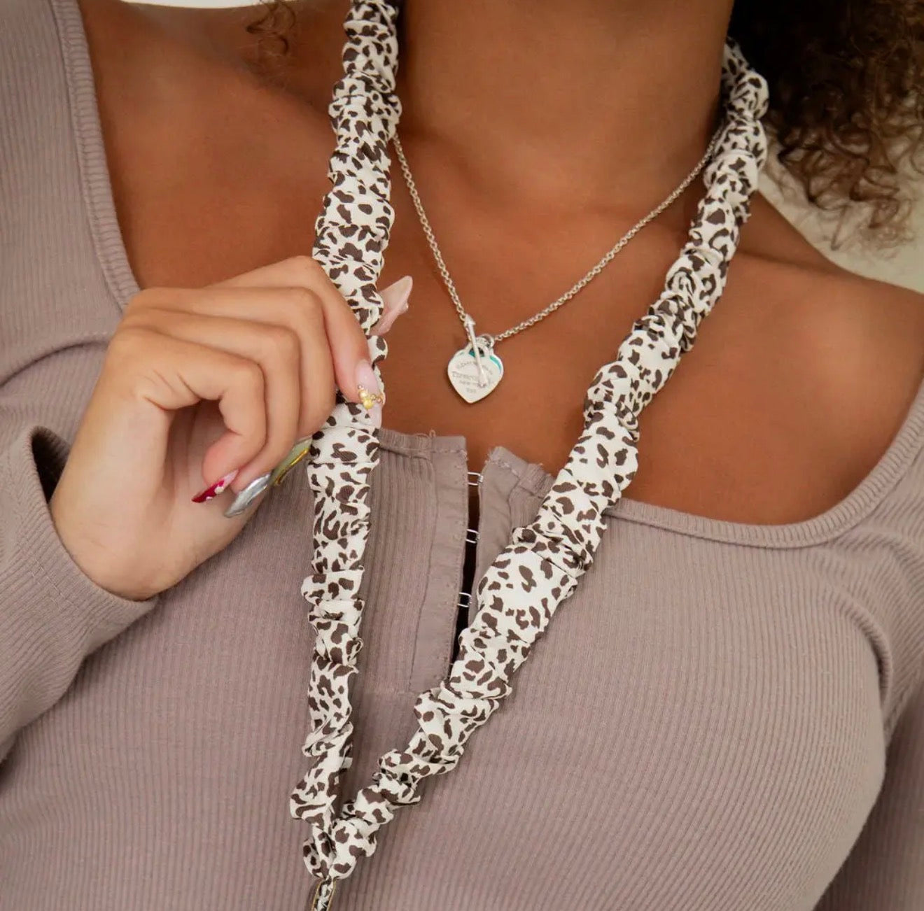 Andi Brown Cheetah Lanyard