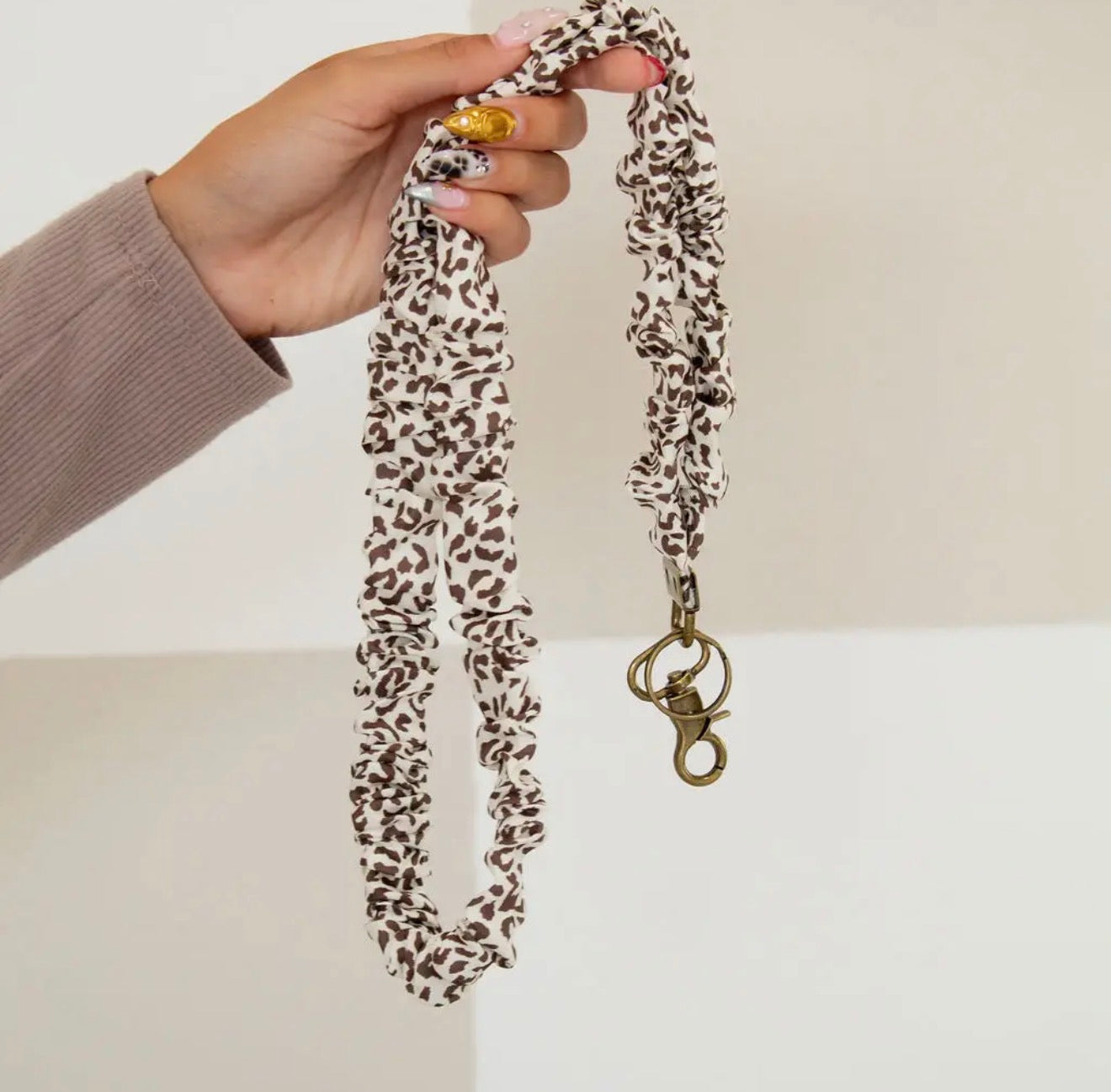 Andi Brown Cheetah Lanyard