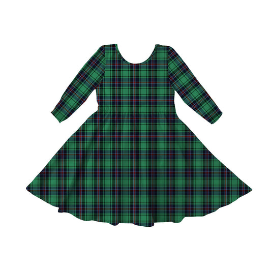Ralphie Long Sleeve Twirl Dress